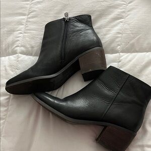 Lucky Brand Black Ankle Booties